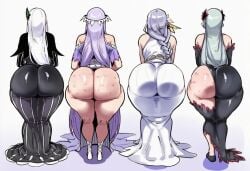 ai_generated ass ass_bigger_than_head ass_chart big_ass date_a_live dungeon_ni_deai_wo_motomeru_no_wa_machigatteiru_darou_ka echidna_(re:zero) female female_only freya_(danmachi) huge_ass ia_generated ishimo light-skinned_female mature_female multiple_girls quinella re:zero_kara_hajimeru_isekai_seikatsu sword_art_online takamiya_mio take_your_pick