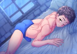 big_ass gay male_only masturbation muscles muscular muscular_male rex_(xenoblade) skinny suiton young