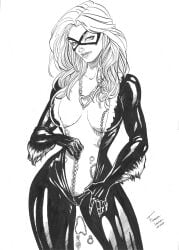 1girls 2022 black_and_white black_cat_(marvel) bodysuit breasts busty fagnerlandim felicia_hardy female jewel jewelry light-skinned_female light_skin looking_at_viewer marvel marvel_comics mask masked masked_female necklace no_bra no_panties open_bodysuit open_clothes seductive seductive_look skin_tight spider-man_(series) superheroine teasing thick_lips tight_clothes tight_fit unzipped unzipped_bodysuit voluptuous voluptuous_female white_fur white_hair zipper_down zipper_pull_tab