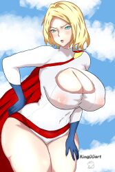 power girl from dc by kingooart