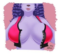 1girls amber_eyes animal_humanoid anthro anthro_female big_breasts breasts bust busty chest chubby curvaceous curvy curvy_figure digital_media_(artwork) feline feline_humanoid female fur furry furry_breasts furry_ears furry_female furry_tail humanoid jonathan_ponikvar legs peter_and_company peter_and_whitney purple-skinned_female purple_body purple_fur purple_hair purple_skin round_breasts thick thick_legs thick_thighs thighs voluptuous voluptuous_female whitney_ponikvar wide_hips