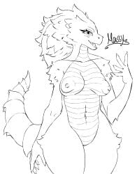 1girls blush breasts female female_focus hearts_around_body jeans litonyle lizard lizard_girl lizard_humanoid lizard_tail non-mammal_breasts scalie solo sweaty_body sweaty_butt thick_ass thick_female thick_thighs thighs