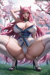 1girls ahri ai_generated animal_ears ass ass big_ass big_breasts big_butt big_thighs blue_eyes breasts breasts_bigger_than_head curvy curvy_body curvy_female female female female_focus female_only fox_ears hair hair_ornament high_heels hourglass_figure huge_breasts huge_thighs human large_breasts league_of_legends lips ninfrock pale_skin pale_skinned_female riot_games skinny_waist slim_waist solo solo_female solo_focus spirit_blossom_ahri spirit_blossom_series thick_legs thick_thighs uncensored voluptuous voluptuous_female white_skin white_skinned_female wide_hips