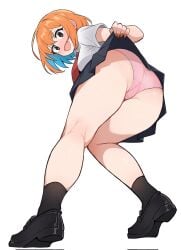 ass maidcousin original_character tagme upskirt white_background