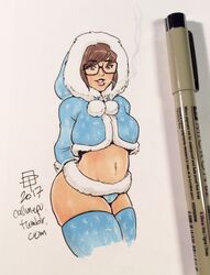 mei (overwatch) from overwatch by callmepo