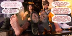 3d 4girls ass barefoot big_feet boots boots_removed brown_eyes brown_hair d.va dialogue earlpedibus feet feet_on_table female femdom femsub foot_fetish foot_focus footwear giantess internal_view larger_female long_hair long_toes macro micro nude one_boot one_shoe orange_toenails overwatch overwatch_2 presenting_feet shoes shoes_removed short_hair size_difference smaller_female smelly smelly_feet soles speech_bubble stinky_feet text text_bubble toenail_polish toenails toes tracer trapped_in_clothing trapped_in_footwear trapped_in_shoe twintails x-ray yuri