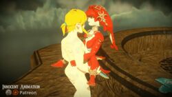 1boy 1girls 3d animated breath_of_the_wild female fish fish_girl furry innocentanimation interspecies link link_(breath_of_the_wild) male mipha monster_girl sex the_legend_of_zelda zora