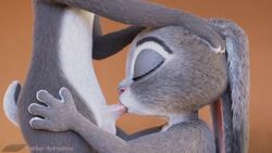 1girls 3d 4_fingers animated anthro balls brown_background buckteeth bunny bunny_ears bunny_girl bunny_tail closed_eyes cute deepthroat disney eyelashes eyes_closed faceless_male fellatio female fur furry grey_fur head_grab judy_hopps kneeling lagomorph male nude oral oral_sex penis petite policewoman purple_eyes rabbit rubber_(artist) smaller_female sound straight two_tone_fur video white_fur zootopia