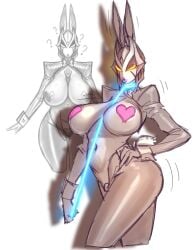 alien alien_girl alien_humanoid bunnysuit camearra female female_only galactic_art large_breasts thick_thighs thighs ultraman_(franchise) wide_hips