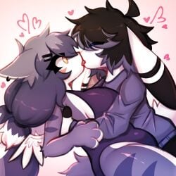 2girls anthro octoberrk yuri yuri