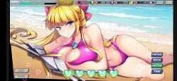 animated blonde_hair live2d nutaku sf_girls tagme vaginal_penetration video