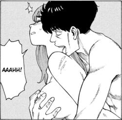 boob_grab breast_grab breasts breasts forced inazaki_robin kiruko_(tengoku_daimakyou) licking manga rape scar tengoku_daimakyou uncomfortable