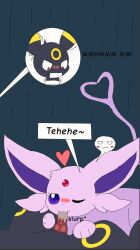 black_(eeveelution_squad) black_body black_fur blowjob_face blue_eyes eeveelution eeveelution_squad espeon generation_1_pokemon pearl_(eeveelution_squad) purple_body purple_fur red_eyes sigma_rizz umbreon