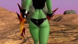 3d alien_planet ass ass_focus disney disney_channel female female_only gameplay garry's_mod gloves green_body green_skin lord_dominator moving_ass moving_hips no_sound panties plump_ass shirt swaying_ass swaying_hips tagme video walking walking_away wander_over_yonder