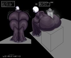 fem gaster from undertale by lewdaether