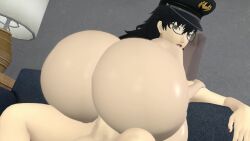 2boys 3d anal_sex ass ass_focus atlus back_view bubble_butt cum cum_inside femboy glasses hat huge_ass huge_butt joker_(persona) light-skinned_male lipstick long_hair looking_at_viewer looking_back looking_pleasured loop looping_animation mr_chazz80 nude persona persona_5 ren_amamiya sfm sound source_filmmaker tagme thick_thighs video wide_hips yaoi