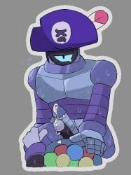 darryl (brawl stars) from brawl stars by matsumo nsfw