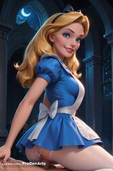 alice (disney) from alice in wonderland by progenarts