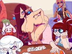 5girls adhi_(jrlewis) ass breasts female jrlewis nude o'th_(thatweirdguyjosh) princess_o’tharia senftember senftember_(2025) tagme thatweirdguyjosh undressing