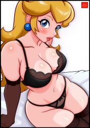 princess peach from mario (series) by yularcher