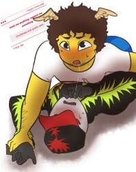 block_tales blush forsaken_(roblox) griefer_(block_tales) holding holding_down interrupted kissing looking_at_viewer neppyin no_visible_genitalia not_porn? on_top roblox_game self_upload shedletsky shedletsky_(block_tales) shedletsky_(forsaken) spit_trail strawpage strawpage_request suggestive suggestive_look