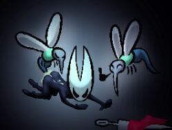 arthropod bodily_fluids cum cum_inside encouragement female feral feral_penetrating fly_(animal) forced genital_fluids group hollow_knight_(franchise) hornet_(hollow_knight) humanoid insects male male/female mosquito penetration rape raskul reaching sex team_cherry trio unwanted_cum_inside