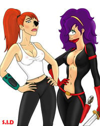 crossover futurama molotov_cocktease s.i.d turanga_leela venture_brothers