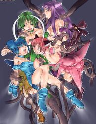 ichigo_momomiya lettuce_midorikawa mint_aizawa pudding_fong tokyo_mew_mew zakuro_fujiwara