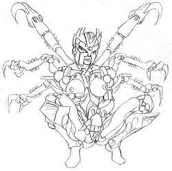 beast_wars black_and_white blackarachnia blackarachnia_transmetal blackarachnia_transmetal_2 low_res tagme transformers transmetal transmetal_2 transmetal_2_blackarachnia transmetal_blackarachnia transmetals transmetals_2