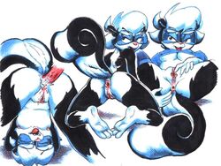 anal cum cum_in_ass cum_inside multiple_poses sabrina_conrad sabrina_online sawblade_(artist) skunk webcomic