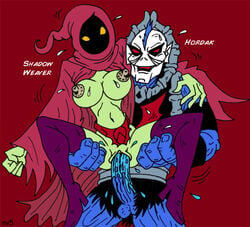 breasts filmation green_skin hordak horde_symbol_(she-ra) masters_of_the_universe nev nipples penis pussy sex shadow_weaver she-ra_princess_of_power straight vagina vaginal_penetration