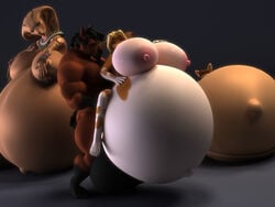 2017 3d abigail_roo anal annabelle_cow anthro anthroanim areola balls belly big_balls big_belly big_breasts black_hair blonde_hair bovine breasts brown_hair cattle cobra cum cum_inflation cum_inside equine female fur hair hi_res horn huge_balls huge_belly huge_breasts hyper hyper_balls hyper_belly hyper_inflation inflation jamila_queen_cobra kangaroo male mammal marsupial muscular muscular_male naga navel nipples nude penetration ready_to_pop reptile scalie sebastian_horse simple_background smile snake snake_hood stomach_bulge tongue wide_hips