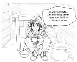 army gogocherry military_uniform monochrome nipples sex_slave translated