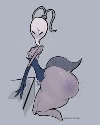 1girls alternate_body_type alternate_breast_size arthropod artist_name big_ass big_breasts big_butt breasts bubble_ass bubble_butt bug bug_girl female female_only grey_body grey_skin hollow_knight hyper_ass inspectormcpig iselda_(hollow_knight) large_ass large_breasts large_butt