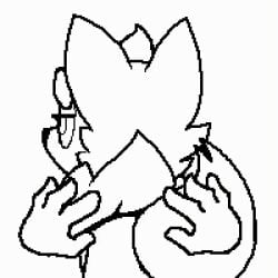 2d 2d_(artwork) 2d_artwork animated black_and_white bubble_ass bubble_butt game_freak miso_souperstar nintendo petting petting_ass pokémon_(species) pokemon pokemon_(species) zorua