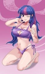 cogbrony female friendship_is_magic humanized kneeling lingerie my_little_pony solo twilight_sparkle_(mlp)