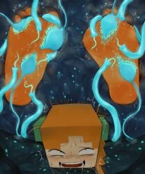 alex_(minecraft) barefeet barefoot encasement foot_fetish foot_focus minecraft musk musk_clouds nichearts salmobaliki stuck_in_object stuck_in_wall sweat sweating sweaty sweaty_feet tagme tendrils tentacle tickle_fetish tickle_torture tickling tickling_feet trapped trapped_in_wall wall