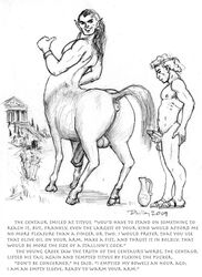 2009 2boys ancient_greece animal_genitalia_on_humanoid anus balls black_and_white centaur curly_hair duo english_text equine equine_taur erection gianttoby greek_mythology hair holding_penis horse_anus_on_humanoid horsecock_on_humanoid human humanoid_penis imminent_anal imminent_fisting interspecies light-skinned_male light_skin male male_only mammal monochrome nipples nude penis pitcher pointy_ears taur temple text traditional_media_(artwork) yaoi