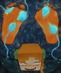 alex_(minecraft) barefeet barefoot encasement foot_fetish foot_focus minecraft musk musk_clouds nichearts salmobaliki stuck_in_object stuck_in_wall sweat sweating sweaty sweaty_feet tagme tendrils tentacle tickle_fetish tickle_torture tickling tickling_feet trapped trapped_in_wall wall