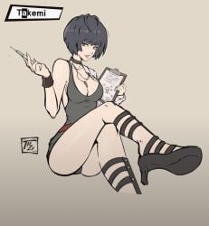 2d 2d_(artwork) hamza_touijri persona persona_5 tae_takemi