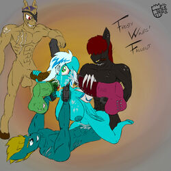 gangbang group_sex multiple_penetration my_little_pony my_little_pony_friendship_is_magic oc sanyo2100