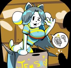 big_breasts imminent_sex mysaltisexposed shop tagme temmie_(undertale)