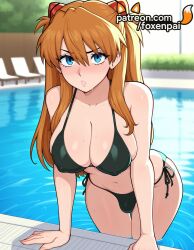 asuka langley sohryu from neon genesis evangelion by foxenpai