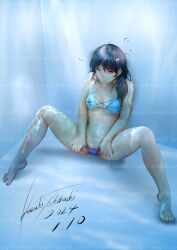 barefoot feet pulling_down_pants submerged tagme underwater