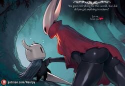 1boy 1girls 2anthro ai_assisted ai_generated anthro anthro_female anthro_only black_body black_eyes blue_cape blush breasts cape caption captioned comic comic_page curvy curvy_female curvy_figure dark-skinned_female dark-skinned_male dark_skin english english_text fit fit_female half-dressed half_naked heart height_difference hollow_knight hollow_knight:_silksong hoorpy hornet_(hollow_knight) hourglass_figure humanoid legs male male/female mask masked masked_female medium_breasts noseless open_eyes outdoors outside patreon patreon_logo patreon_url patreon_username plant pointing protagonist_(hollow_knight) red_cape seductive seductive_look short_male shorter_male size_difference smaller_male spear standing talking talking_to_another taller_female taller_girl team_cherry teasing the_knight_(hollow_knight) thick thick_ass thick_thighs touching_breast tree uncensored voluptuous voluptuous_anthro voluptuous_female waist white_mask wide_hips