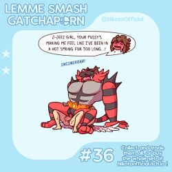 crossover incineroar kid_icarus nikoto_all-stars_smashing pit pokemon super_smash_bros.