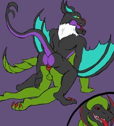 anal anal_sex anthro daikuhiroshiama dragon haxorus male nintendo noivern penetration pokémon_(species) pokemon pokemon_(species) reptile scalie video_games wings yaoi