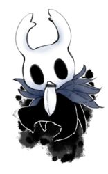 1boy 2017 armor black_body cape censor_bar censored clothing doneru empty_eyes erection helmet hollow_knight horn humanoid ineffective_censorship male male_only monochrome mostly_nude no_humans penis protagonist_(hollow_knight) simple_background solo toony white_background white_penis