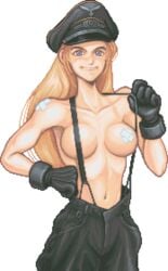 armpits blonde_hair convenient_censorship female gloves lean_beirer military_uniform nazi peaked_cap sole_female solo strikers_1945 tagme transparent_background