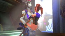 3d animated blood_elf dickgirl draenei futanari intersex itsmorti large_penis lightforged_draenei no_sound source_filmmaker tagme video warcraft world_of_warcraft